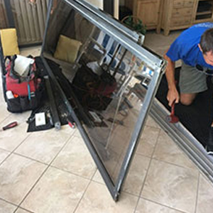 sliding glass door frame repair Fruit Cove
